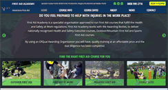 Desktop Screenshot of firstaidacademy.co.uk